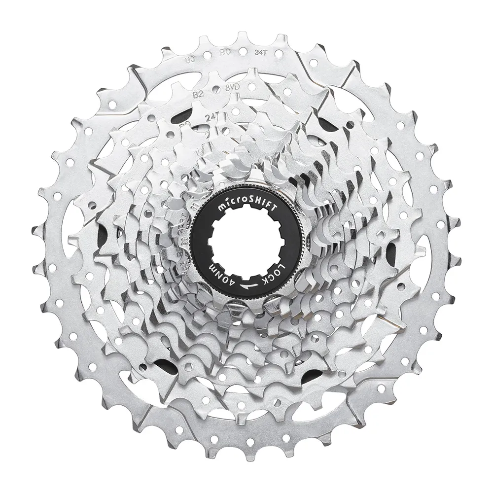 uPRISE Bikes Microshift H-Series 11 Speed Cassette - 11-34T - Silver | Price match, 365 day return s, 18-Month Warranty, Finance Available & Free UK Delivery