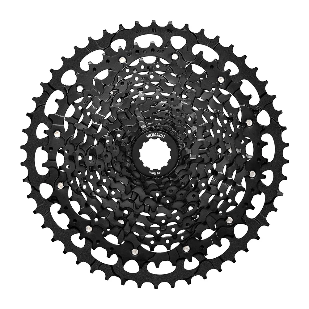 uPRISE Bikes Microshift CS-H114 Advent MX 11 Speed Cassette - Black - 11-50T | Price match, 365 day returns, 18-Month Warranty, Finance Available & Free UK Delivery