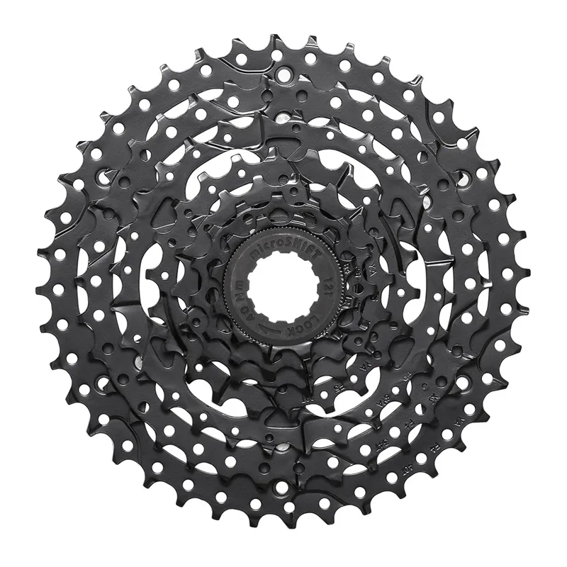 Microshift CS-H074 H-Series 7 Speed Shimano HG Cassette - Black - 12-40T