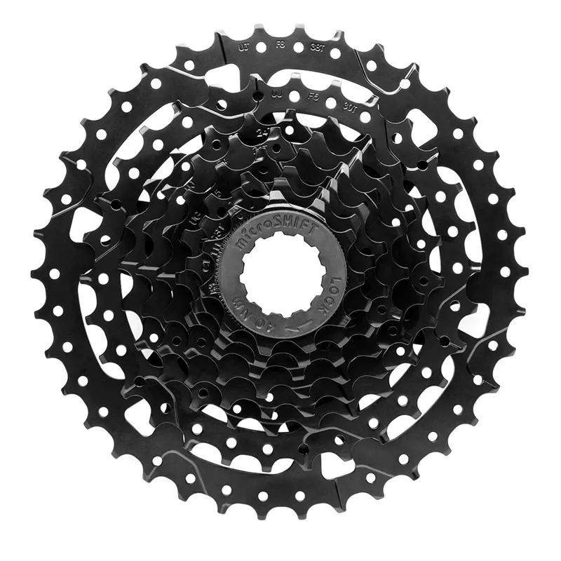 Microshift CS-H083 Acolyte H-Series 8 Speed Cassettes - Black - 11-38T