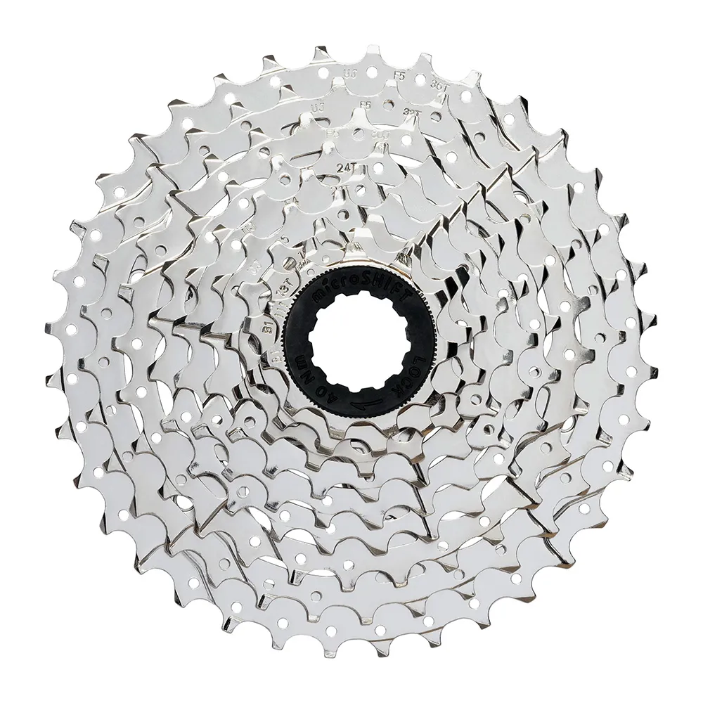 uPRISE Bikes Microshift CS-H092 H-Series 9 Speed Cassettes - Silver - 11-36T | Price match, 365 day returns, 18-Month Warranty, Finance Available & Free UK Delivery