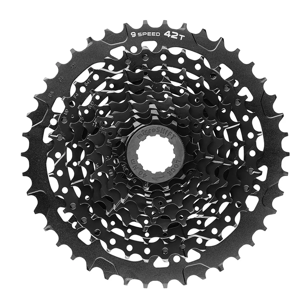 uPRISE Bikes Microshift CS-H093A ADVENT H-Series 9 Speed Cassette - Black - 11-42T | Price match, 365 day returns, 18-Month Warranty, Finance Available & Free UK Delivery