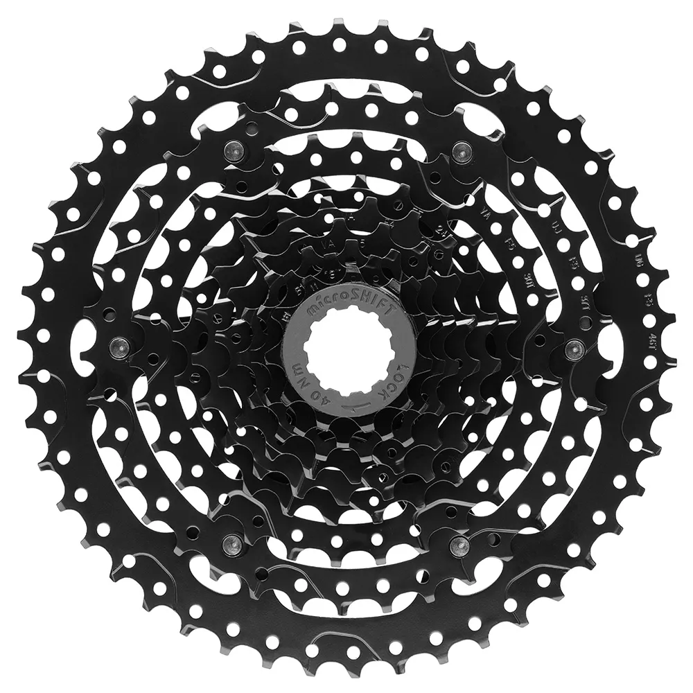 uPRISE Bikes Microshift CS-H093 ADVENT H-Series 9 Speed Cassettes - Black 11-46T | Price match, 365 day returns, 18-Month Warranty, Finance Available & Free UK Delivery