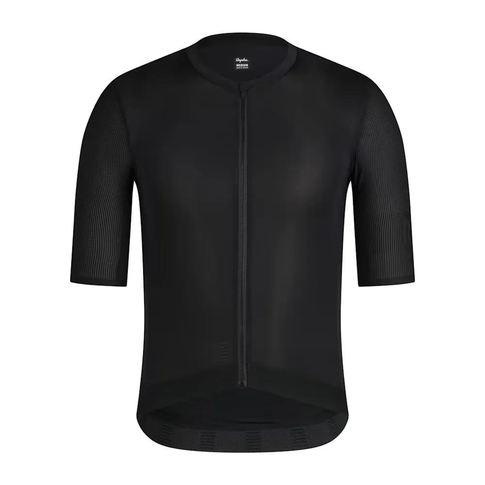 uPRISE Bikes Rapha Pro Team II Men's Short Sleeve Jersey - Black/Black | Price match, 365 day returns, 18-Month Warranty, Finance Available & Free UK Delivery