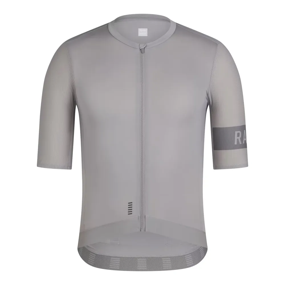 uPRISE Bikes Rapha Pro Team II Men's Short Sleeve Jersey - Smoky Silver/Dark Grey | Price match, 365 day returns, 18-Month Warranty, Finance Available & Free UK Delivery