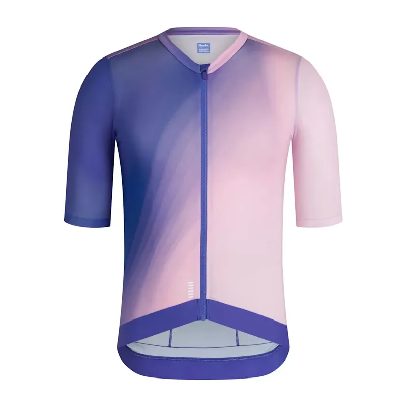 Rapha Men's Pro Team Training Jersey III - Surface Print Blue