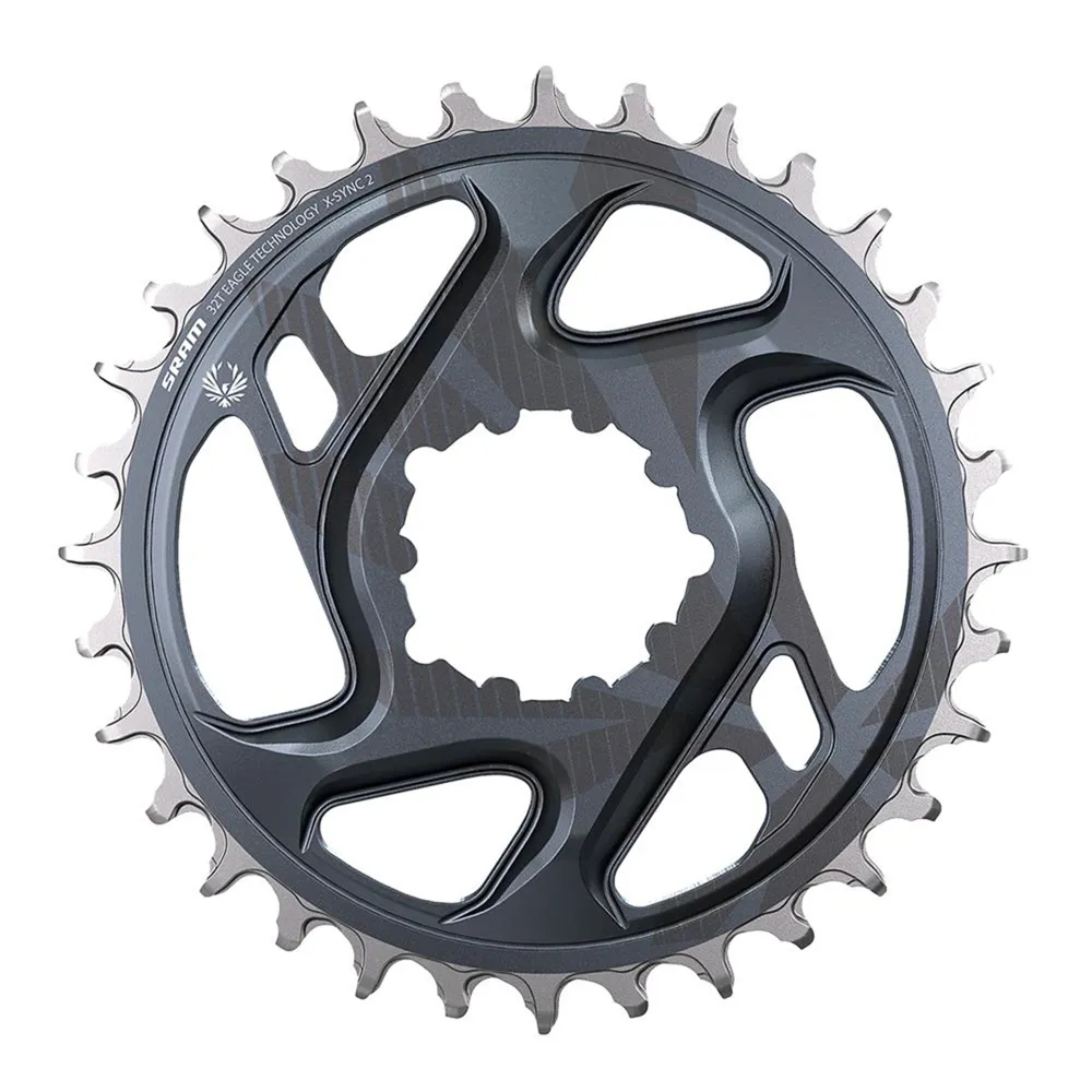 uPRISE Bikes Sram X Sync2 DM 3mm Offset Boost Eagle 12 Speed MTB Chainring - Lunar | Price match, 365 day return s, 18-Month Warranty, Finance Available & Free UK Delivery