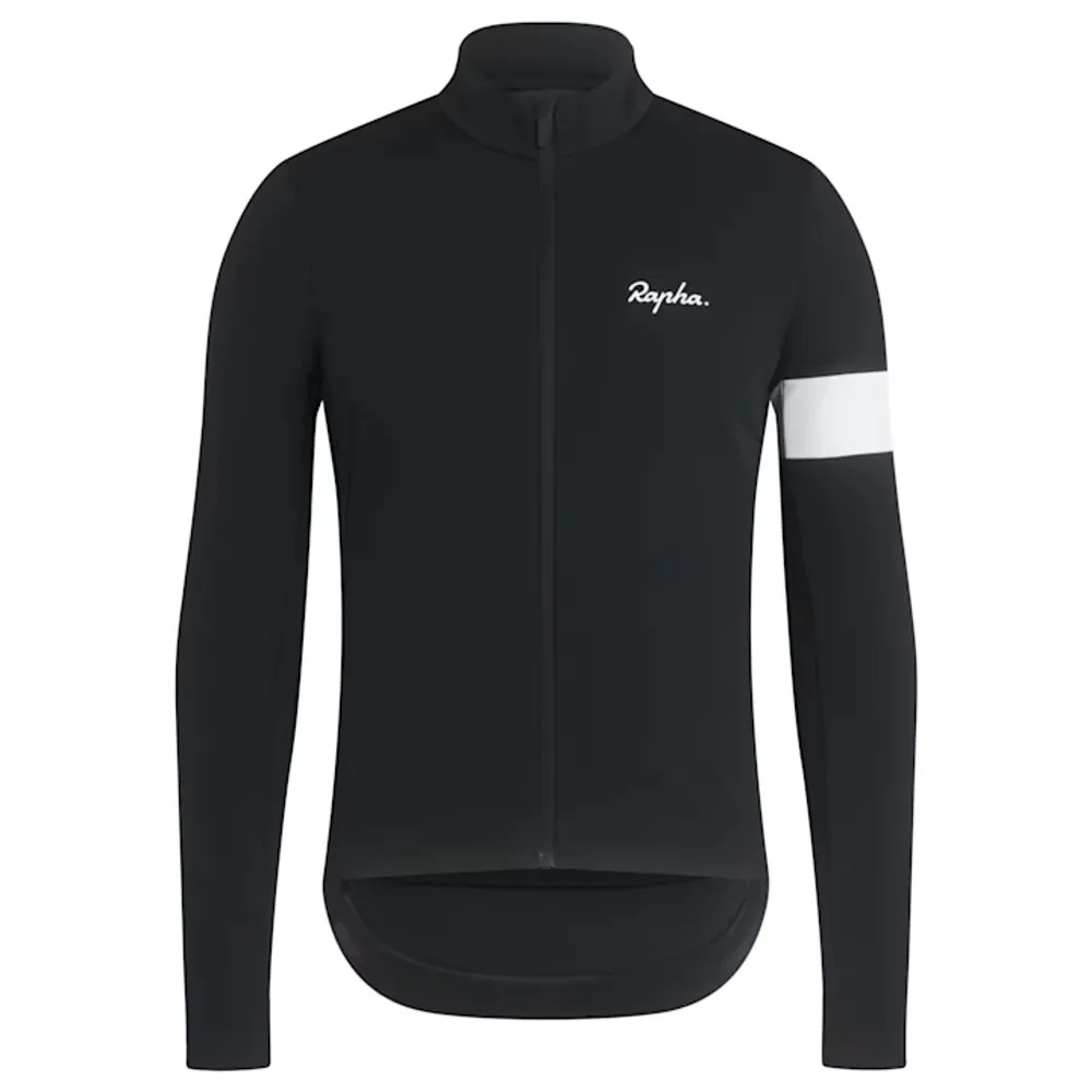 uPRISE Bikes Rapha Core Men's Winter Jacket - Black/White | Price match, 365 day return s, 18-Month Warranty, Finance Available & Free UK Delivery