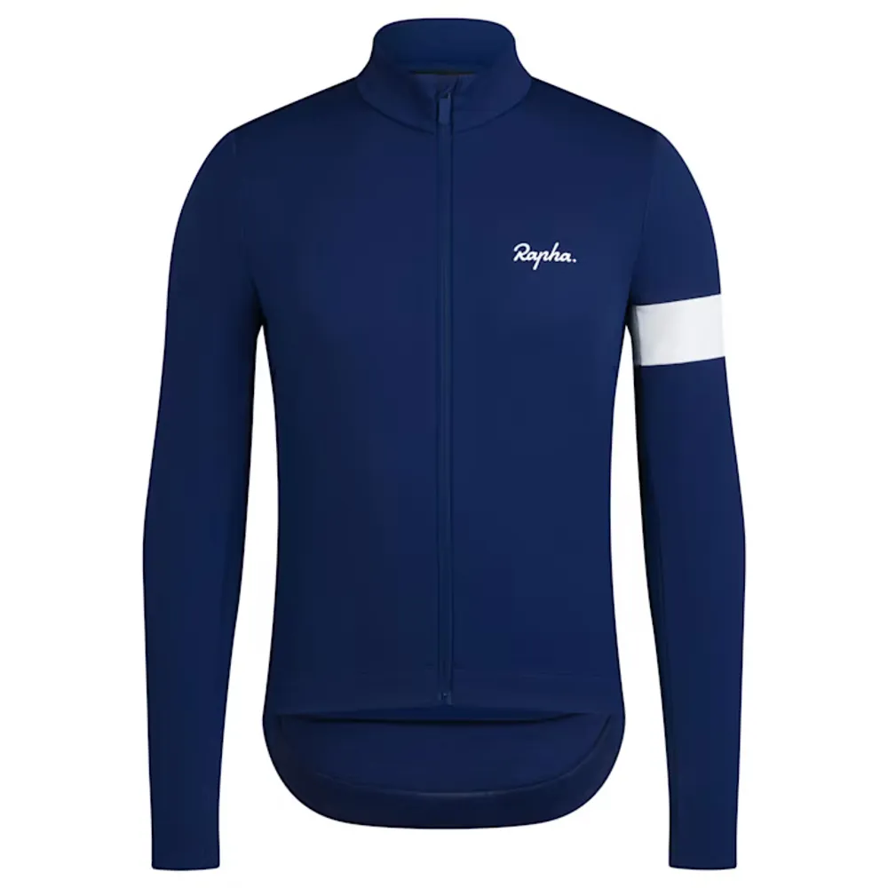 uPRISE Bikes Rapha Core Men's Winter Jacket - Navy/White | Price match, 365 day return s, 18-Month Warranty, Finance Available & Free UK Delivery
