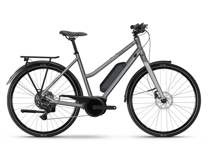 Raleigh Captus Mid Step 2026 Electric Hybrid Bike - Platinum Chrome