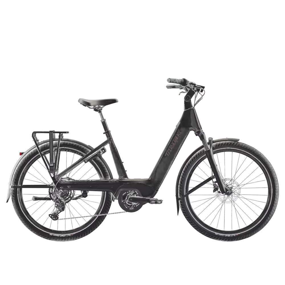 uPRISE Bikes Trek Charter+ 4 R9 Lowstep 540wh 2026 Electric Hybrid Bike - Dark Web | Price match, 365 day return s, 18-Month Warranty, Finance Available & Free UK Delivery