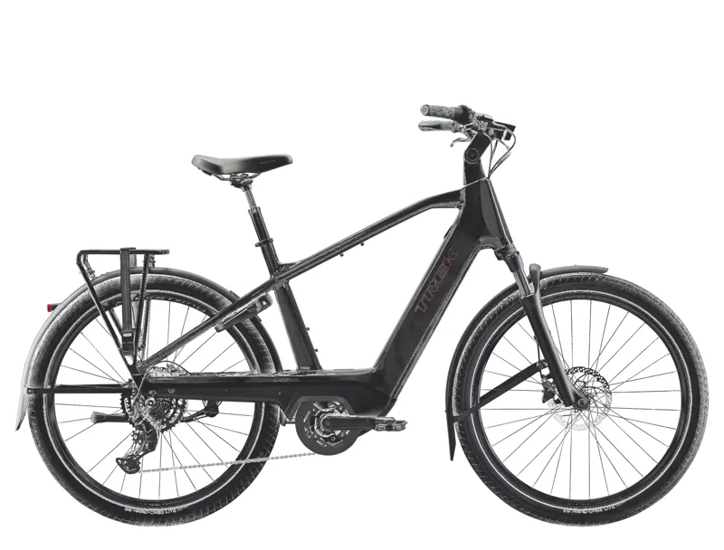 Trek Charter+ 4 R9 Stepover 540wh 2026 Electric Hybrid Bike - Dark Web
