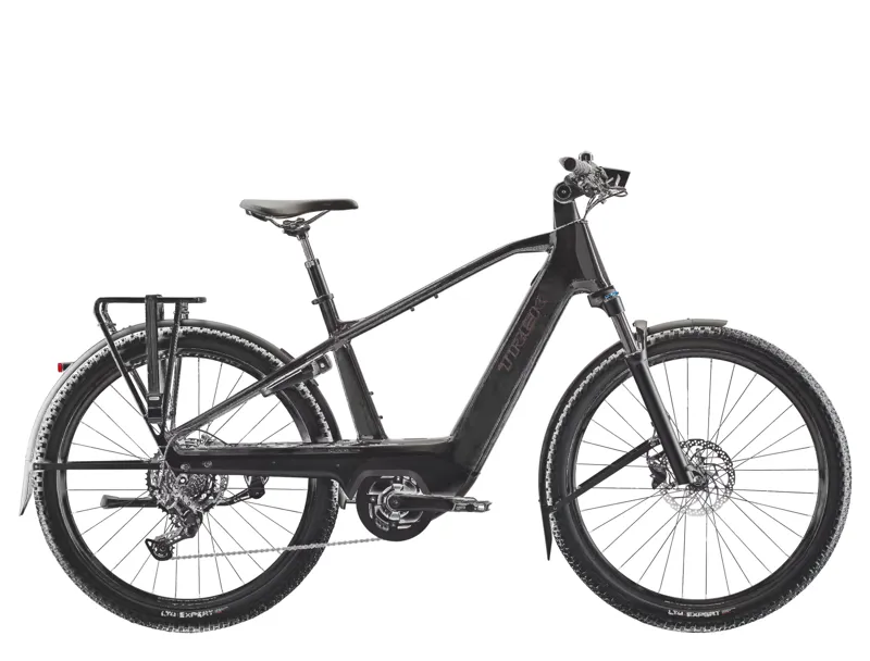 Trek Charter+ 4 R9 Trail  Stepover 800wh 2027 Electric Hybrid Bike - Dark Web