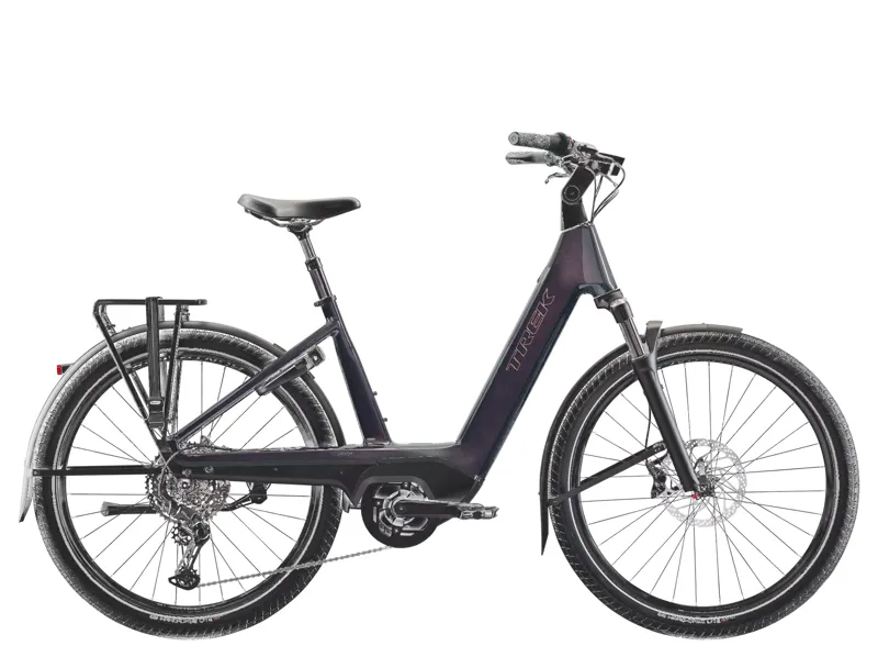 Trek Charter+ 5 R10 LowStep 540wh 2026 Electric Hybrid Bike - Covellite Blue