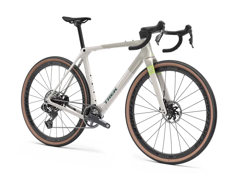 Trek Checkmate SLR 7 AXS 2027 Gravel Road Bike - Buff Beige/Supernova Splatter-1