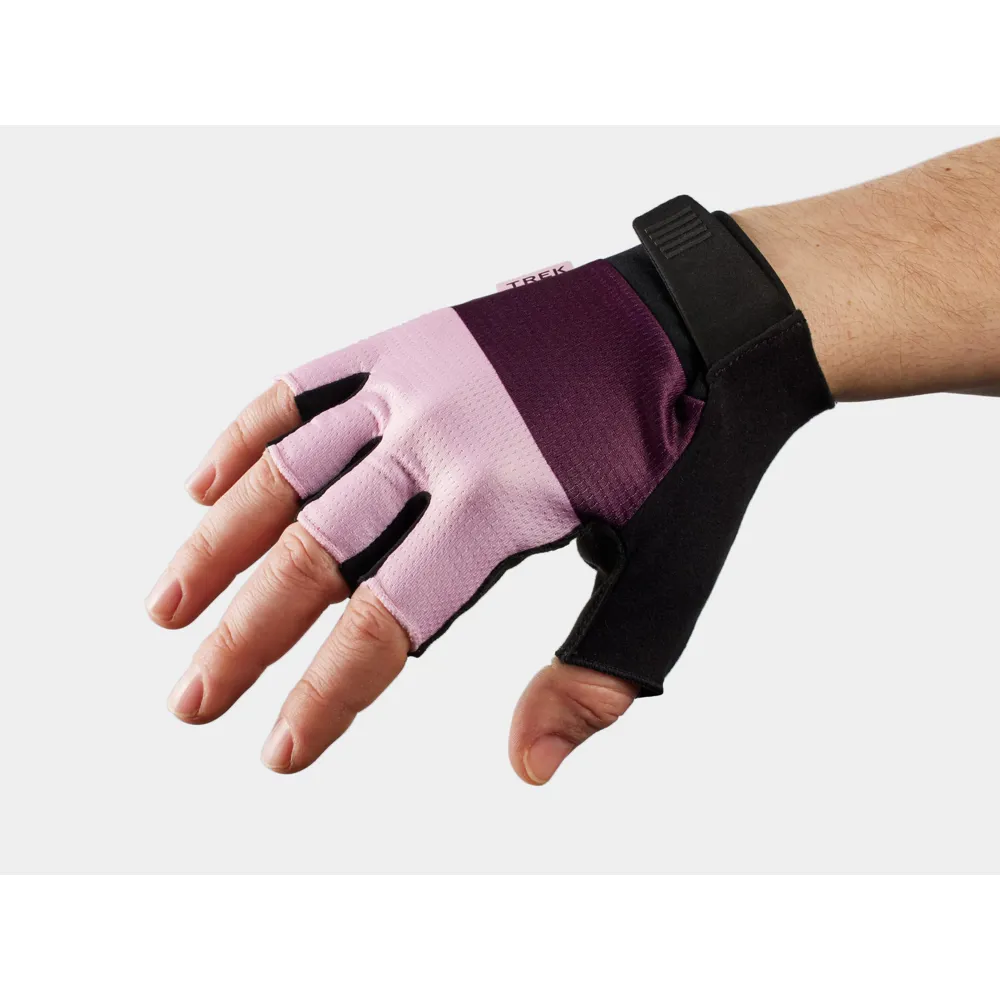 uPRISE Bikes Trek Circuit Twin Gel Short Finger Cycling Gloves - Blush | Price match, 365 day return s, 18-Month Warranty, Finance Available & Free UK Delivery
