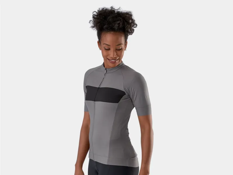 Trek Circuit LTD Women's Short Sleeve Jersey - Charcoal/Black-2