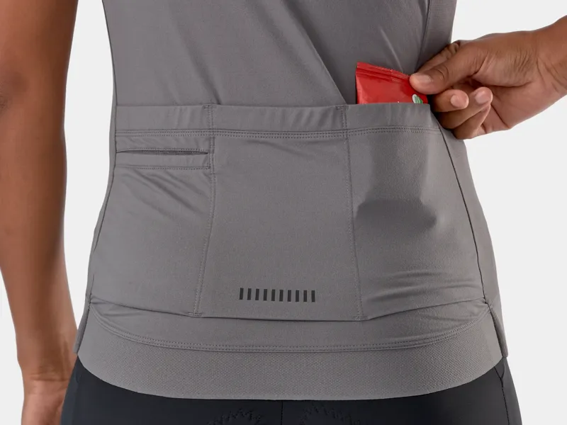 Trek Circuit LTD Women's Short Sleeve Jersey - Charcoal/Black-3