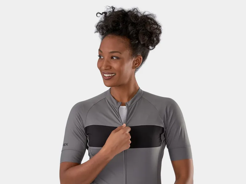 Trek Circuit LTD Women's Short Sleeve Jersey - Charcoal/Black-6