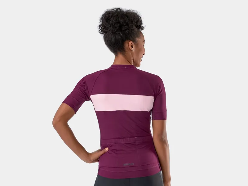 Trek Circuit LTD Women's Short Sleeve Jersey - Mulberry/Blush-1