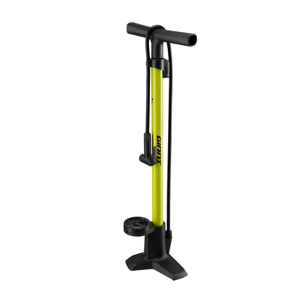 uPRISE Bikes Giant Control Tower Comp Floor Pump - 160psi - Yellow | Price match, 365 day returns, 18-Month Warranty, Finance Available & Free UK Delivery