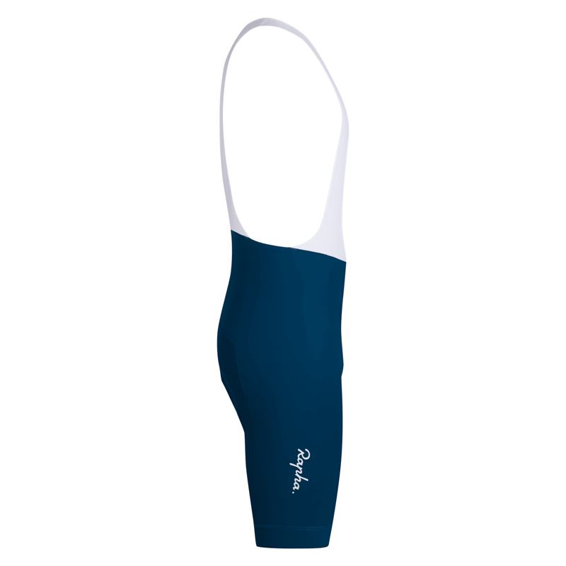 Rapha Core Men's Bib Shorts - Jewelled Blue/White-3