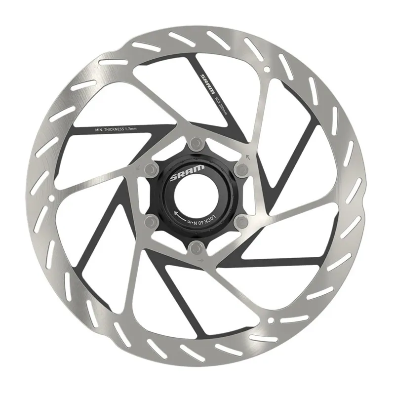 Sram  HS2 Center Lock Rounded MTB Rotor Includes Lockring - 220mm