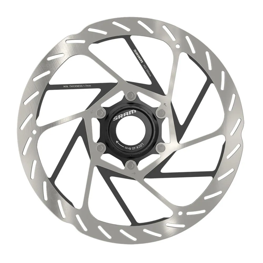uPRISE Bikes Sram  HS2 Center Lock Rounded MTB Rotor Includes Lockring - 180mm | Price match, 365 day return s, 18-Month Warranty, Finance Available & Free UK Delivery
