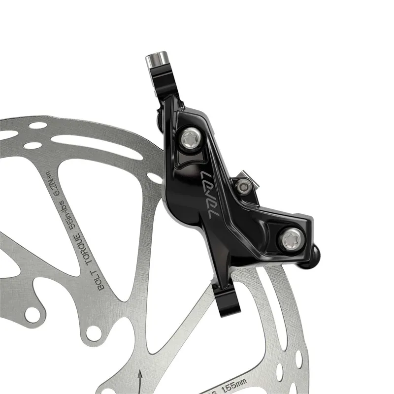 Sram Level Silver Stealth 4 Piston Rear Disc Brake 2000mm Hose-4