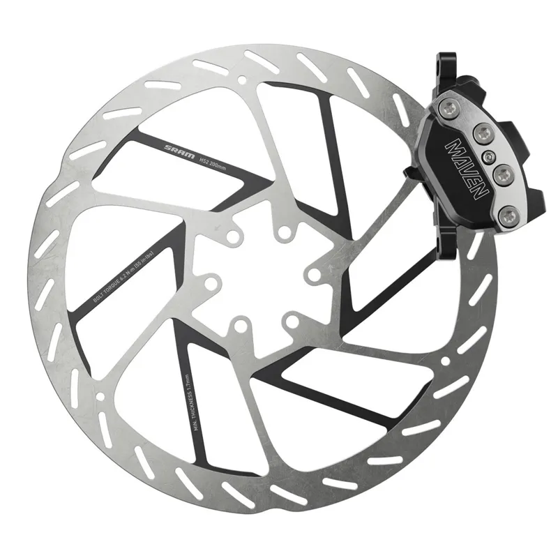 SRAM Maven Ultimate - B1 4 Piston 2000mm Rear Disc Brake - Clear Ano-2