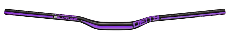Deity Blacklabel 800mm Handlebar 31.8mm Bore 25mm Rise - Black/Purple