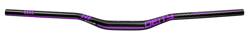 Deity Brendog 800mm Handlebar 31.8mm Bore 30mm Rise - Black/Purple