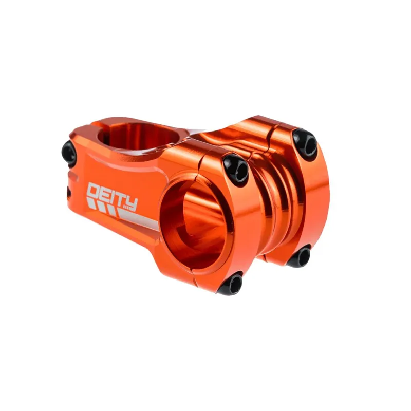Deity Copperhead 31.8mm Clamp MTB Stem - Orange-1