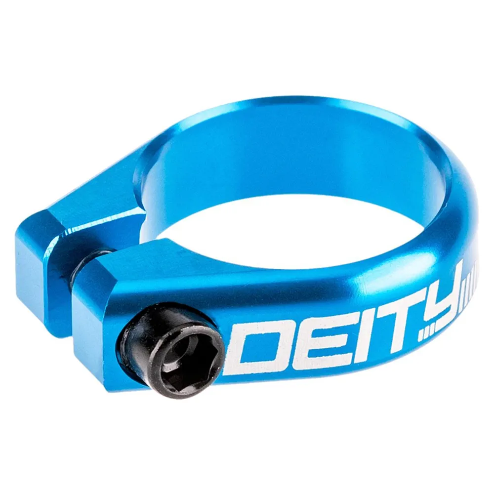 uPRISE Bikes Deity Circuit Seatpost Clamp - Blue | Price match, 365 day return s, 18-Month Warranty, Finance Available & Free UK Delivery