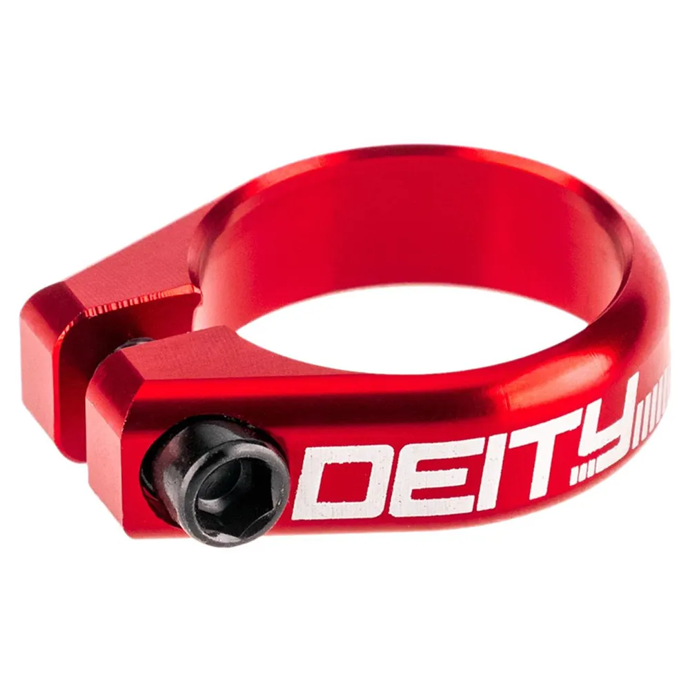 uPRISE Bikes Deity Circuit Seatpost Clamp - Red | Price match, 365 day return s, 18-Month Warranty, Finance Available & Free UK Delivery