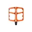 Deity Flat Trak MTB Flat Pedals: - Orange