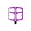 Deity Flat Trak MTB Flat Pedals: - Purple