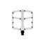 Deity Flat Trak MTB Flat Pedals: - Silver