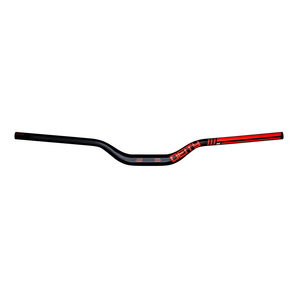 uPRISE Bikes Deity Highside 800mm Handlebar 35mm Bore 50mm Rise - Black/Red | Price match, 365 day return s, 18-Month Warranty, Finance Available & Free UK Delivery