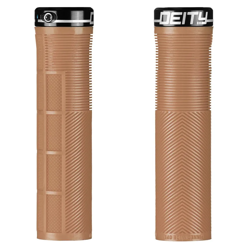 uPRISE Bikes Deity Knuckleduster MTB Handlebar Grips - Gum | Price match, 365 day return s, 18-Month Warranty, Finance Available & Free UK Delivery