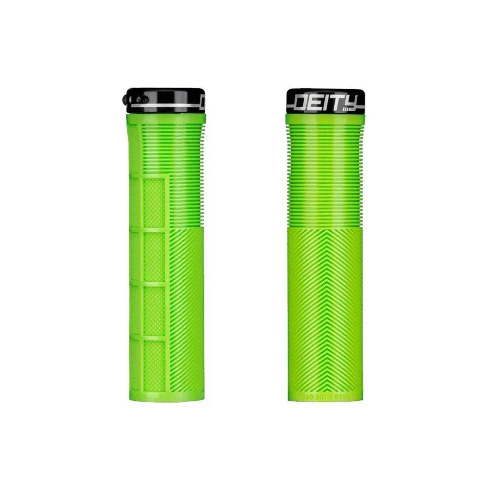 uPRISE Bikes Deity Knuckleduster MTB Handlebar Grips - Green | Price match, 365 day return s, 18-Month Warranty, Finance Available & Free UK Delivery