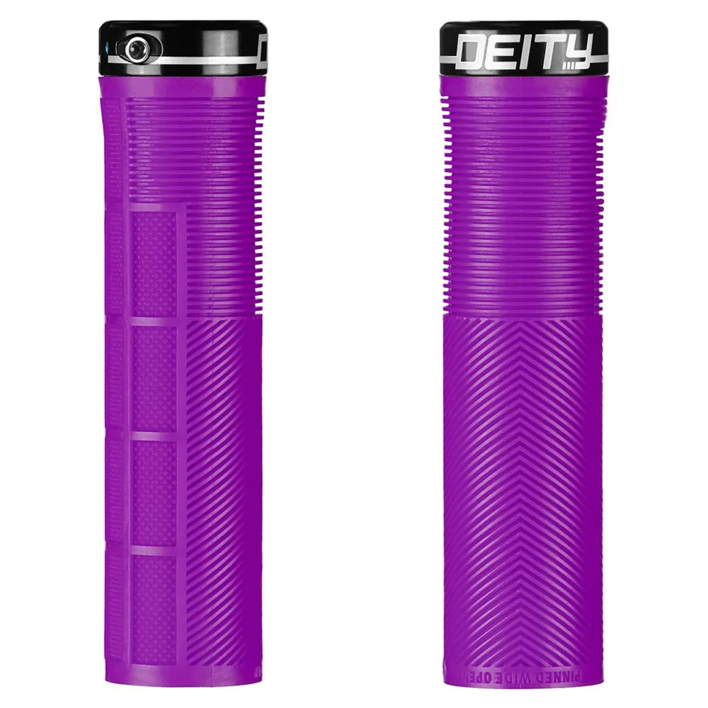 uPRISE Bikes Deity Knuckleduster MTB Handlebar Grips - Purple | Price match, 365 day return s, 18-Month Warranty, Finance Available & Free UK Delivery
