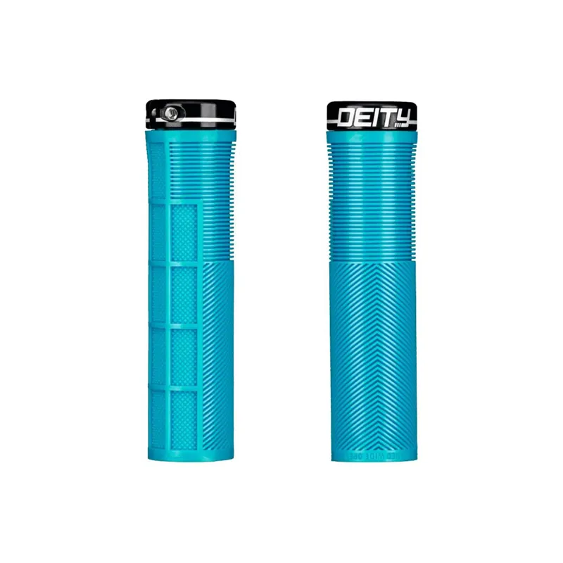 Deity Knuckleduster MTB Handlebar Grips - Turquoise