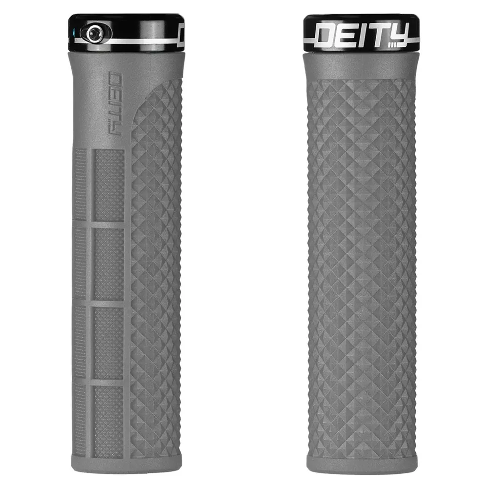 uPRISE Bikes Deity Lockjaw MTB Handlebar Grips - Stealth | Price match, 365 day return s, 18-Month Warranty, Finance Available & Free UK Delivery