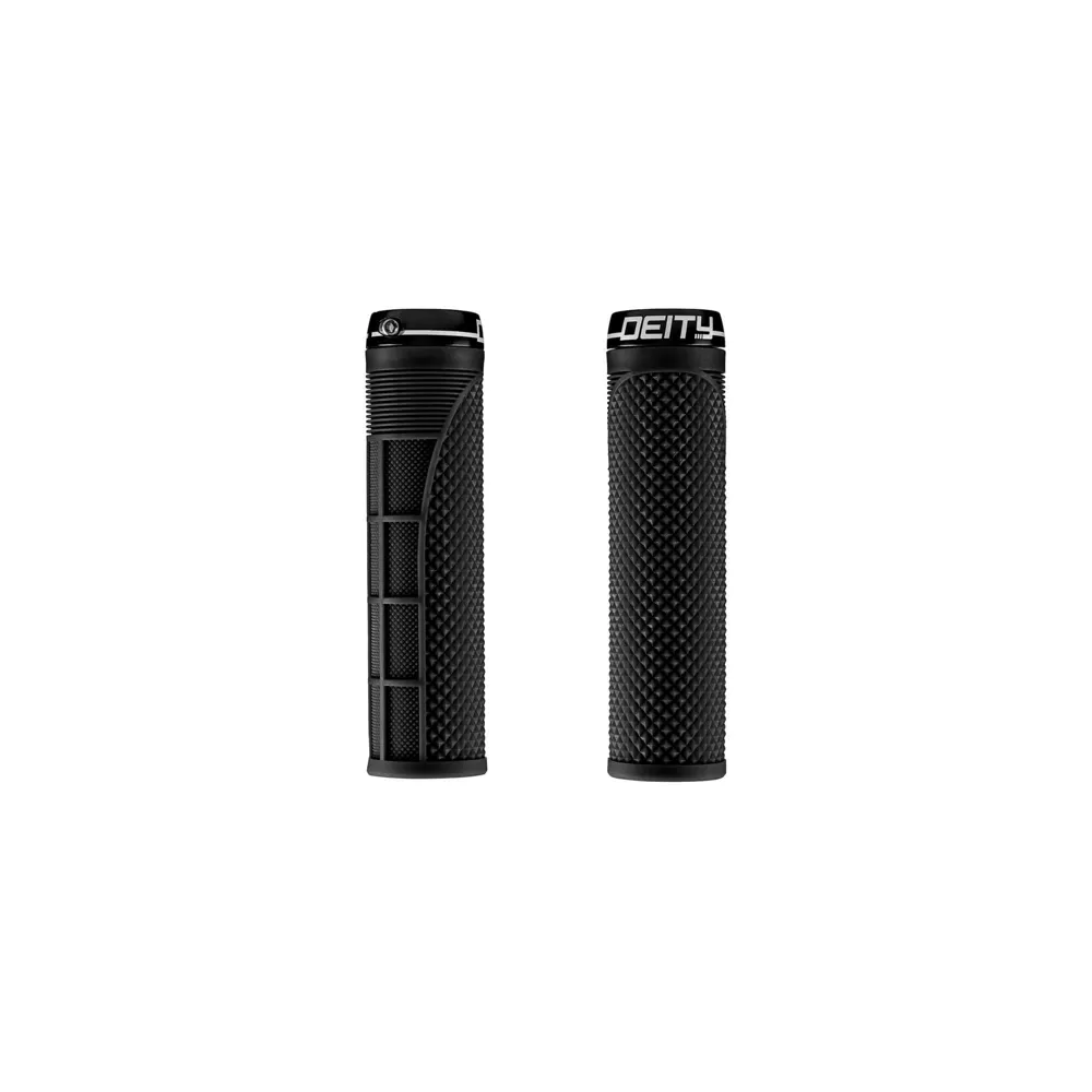 uPRISE Bikes Deity Megattack MTB Handlebar Grips - Black | Price match, 365 day return s, 18-Month Warranty, Finance Available & Free UK Delivery