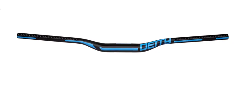 Deity Racepoint 810mm Handlebar 35mm Bore 25mm Rise - Black/Blue