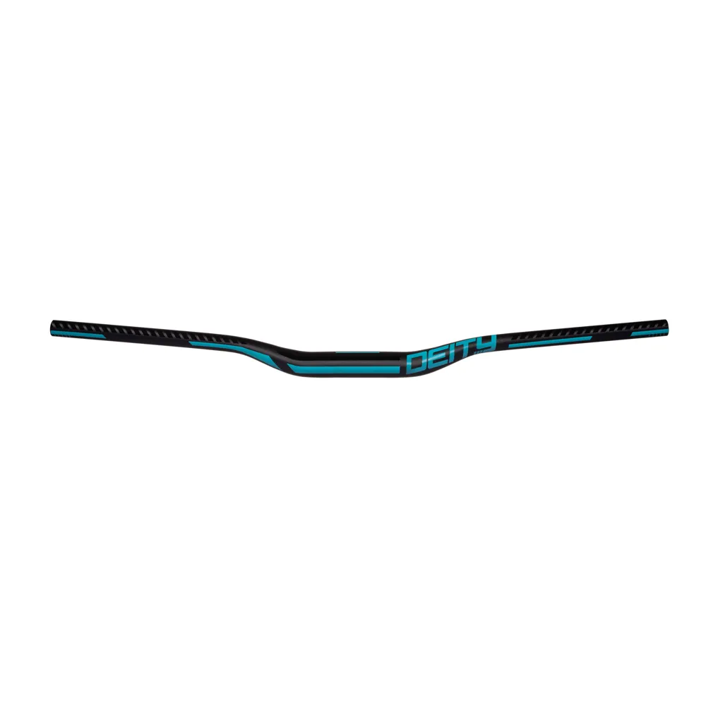 uPRISE Bikes Deity Racepoint 810mm Handlebar 35mm Bore 25mm Rise - Black/Turquoise | Price match, 365 day return s, 18-Month Warranty, Finance Available & Free UK Delivery