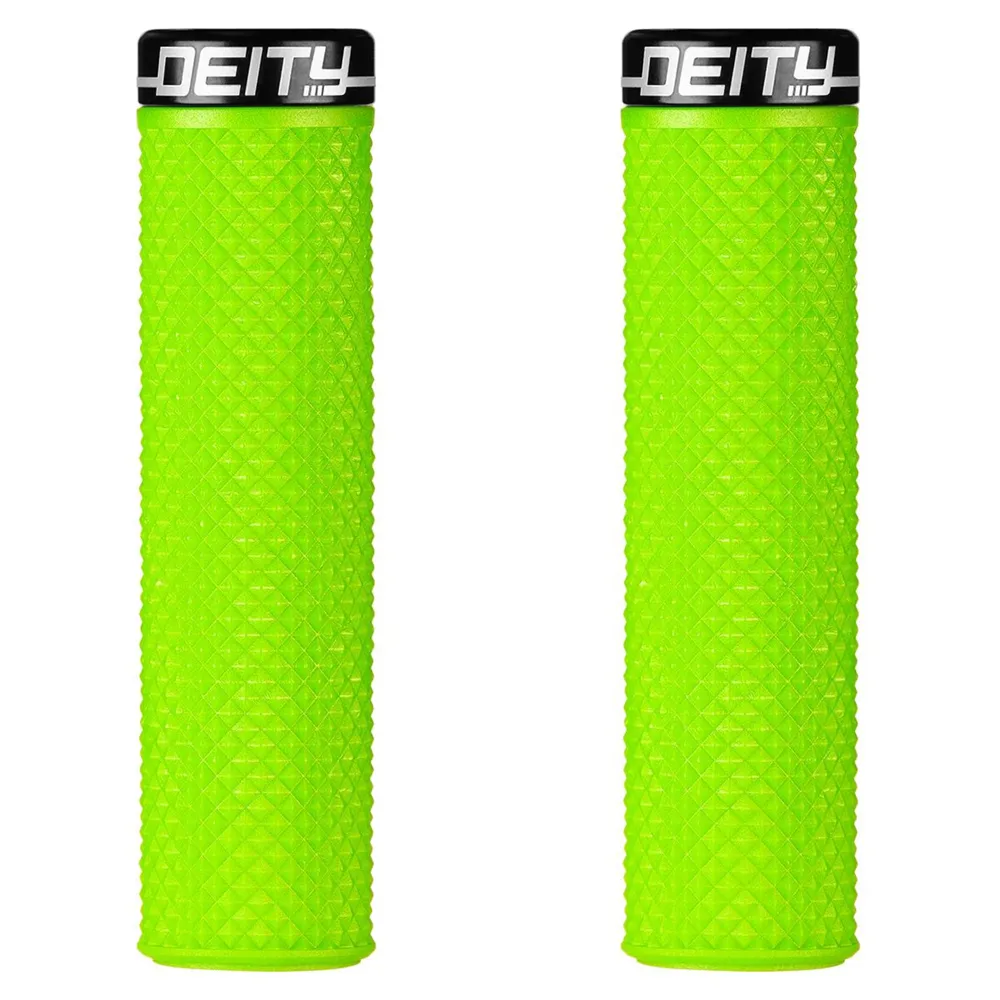 uPRISE Bikes Deity Supracush MTB Handlebar Grips - Green | Price match, 365 day return s, 18-Month Warranty, Finance Available & Free UK Delivery