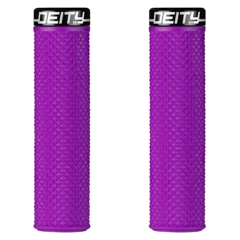 uPRISE Bikes Deity Supracush MTB Handlebar Grips - Purple | Price match, 365 day return s, 18-Month Warranty, Finance Available & Free UK Delivery