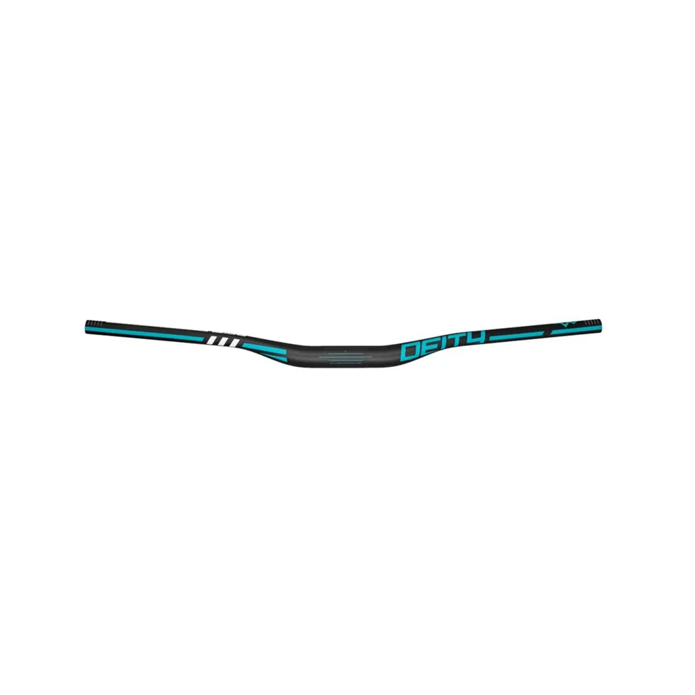 uPRISE Bikes Deity Skywire Carbon Handlebar 35mm Bore 25mm Rise: 800mm - Turquoise | Price match, 365 day return s, 18-Month Warranty, Finance Available & Free UK Delivery
